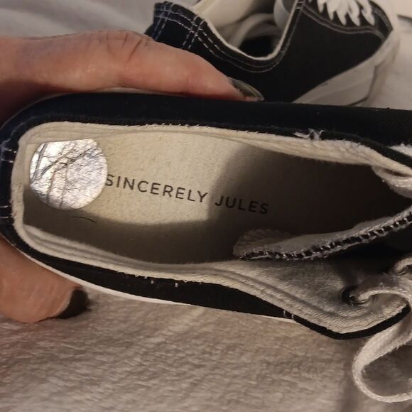 Sincerely Jules Canvas Platform Sneakers - Picture 5 of 7